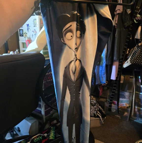 Blackmilk Corpse Bride Victor And Emily Leggings XL - Picture 3 of 7